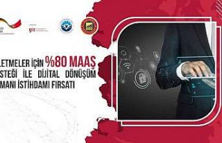 İşletmelere yüzde 80 maaş desteği ile dijital...