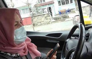 Isparta’da 3 çocuk annesi kadın 6 yıldır taksicilik...