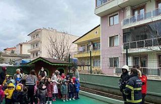 İtfaiye ekiplerinden her yaş grubuna yangın eğitimi