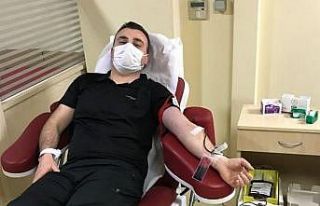 İtfaiyeciler bu kez kan vererek hayat kurtardı