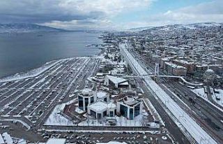 İzmit Körfezi Mart ayında karla buluştu
