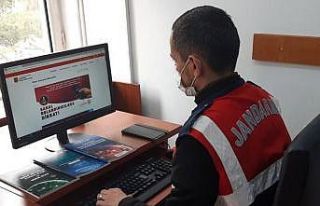 Jandarma sanal devriyede iz peşinde