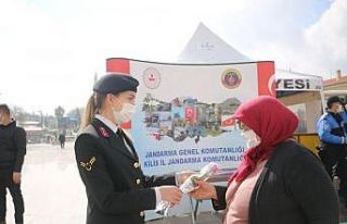 Jandarmadan 8 Mart kadınlar günü etkinliği