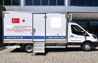 Japonya’dan Tarsus’a hibe sağlık tarama aracı