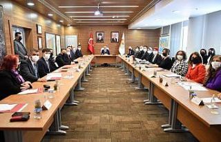 Kadına yönelik şiddetle mücadele çalışmaları...