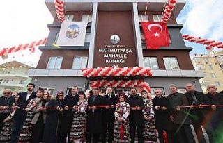 Kadınlar gününde mahalle konağını hizmete kazandırdılar