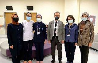 Kadınlar gününe kanser testi ile dikkat çektiler