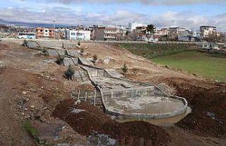 Kanal Boyu 2. etap parkın yapım çalışmaları...
