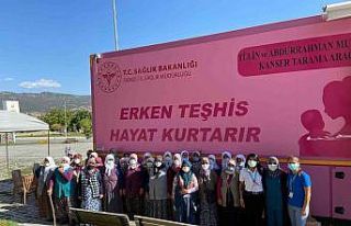 Kanser tarama tırında yüzlerce teşhis konuldu