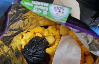 Kapalı cips paketinde zulalanmış uyuşturucu yakalandı