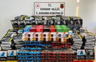 Karaman’da 229 kilo kaçak tütün ele geçirildi