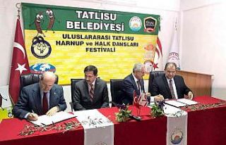 Karatay Belediyesi ile Tatlısu Belediyesi kardeş...