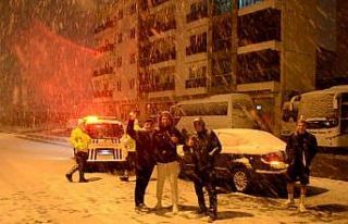 Karda drift şovu 9 bin 125 liraya patladı