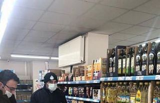 Kars’ta marketler denetleniyor