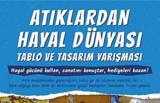 Kartal’da ‘Atıklardan Hayal Dünyası, Tablo...