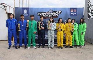 Karting Turnuvası’nda kupalar sahiplerini buldu