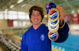 Katıldığı turnuvadan 5 altın madalya ve 2 Türkiye...