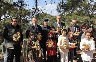 Kaymakam Memiş, fidan dikim törenine katıldı