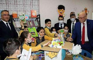 Kayseri’de kütüphanesiz okul yok