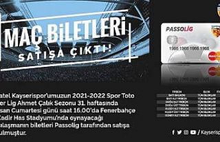 Kayserispor - Fenerbahçe maçının bilet fiyatları...