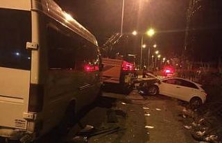 Kazada 1 polis şehit oldu, 1 vatandaş hayatını...