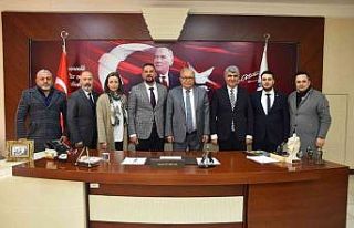 Kdz. Ereğli Kızılay yönetimi, protokolü ziyaret...