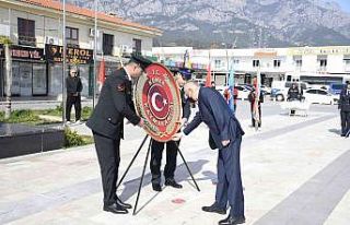 Kemer’de Çanakkale Zaferi törenle kutlandı