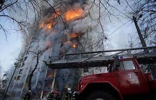 Kiev’de 3 farklı sivil yerleşim alanı vuruldu:...