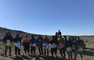 Kilis’teki meralarda gübreleme yapıldı