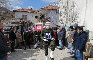 Kınık’ta Kıbrıs gazisi son yolculuğuna uğurlandı