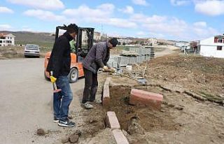 Kırıkkale’de üstyapı çalışmaları sürüyor