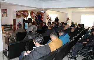 Kırşehir esnafına tütünle mücadele eğitimi...