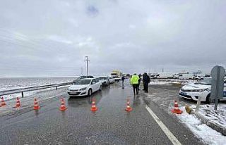 Konya’da ulaşıma kar engeli