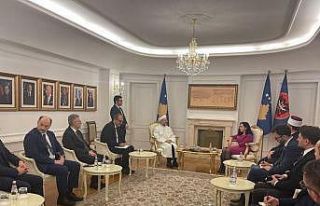 Kosova Cumhurbaşkanı Osmani, Diyanet İşleri Başkanı...