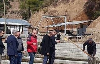 Köyceğiz’de alabalık ve çilek üretim alanlarında...