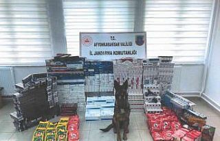 Köylerde bandrolsüz sigara satan şahısları jandarmaya...
