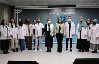 KTO Karataylı diyetisyen adayları beyaz önlüklerini...