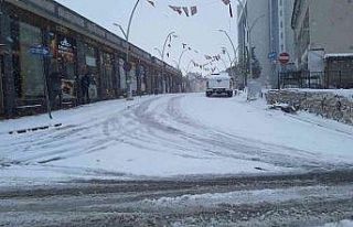Kulp’ta eğitime kar engeli