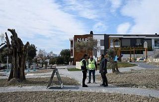 Kuşadası’nda futbol temalı parkta sona yaklaşıldı