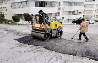 Kuşadası’nda yol bakım seferberliği