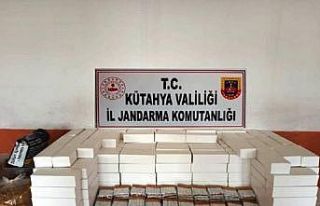 Kütahya’da 58 bin 400 adet bandrolsüz makaron...