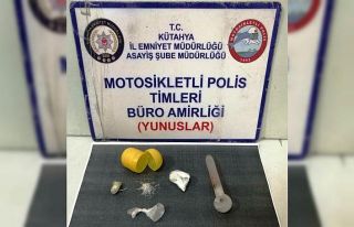 Kütahya’da bir şahsın çantasında uyuşturucu...