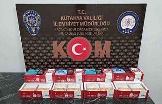 Kütahya’da makaron ve gümrük kaçağı sigara...