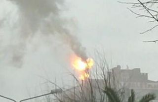 Lokantanın bacasında yangın çıktı