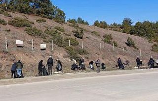 Magandalar kirletti, gönüllü üniversite öğrencileri...