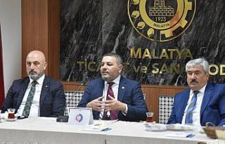 Malatya TSO’da hafriyatçı ve iş makinecilerin...