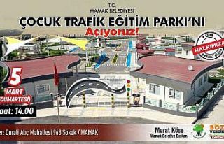 Mamak’taki Çocuk Trafik Eğitim Parkı hizmete...
