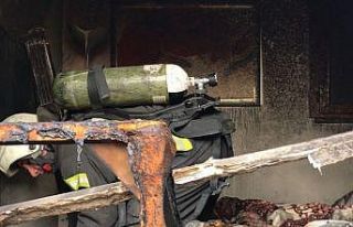 Manisa’da korkutan ev yangını