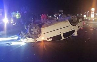 Manisa’da otomobil takla attı: 1 ölü, 3 yaralı
