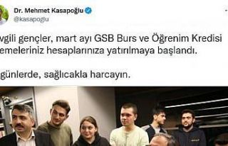 Mart ayı burs ve kredi ödemeleri başladı